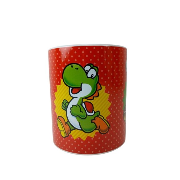 Super Mario Bros Coffee Mug Frankford Candy Mario, Luigi & Yoshi Nintendo 12oz. - Picture 2 of 5
